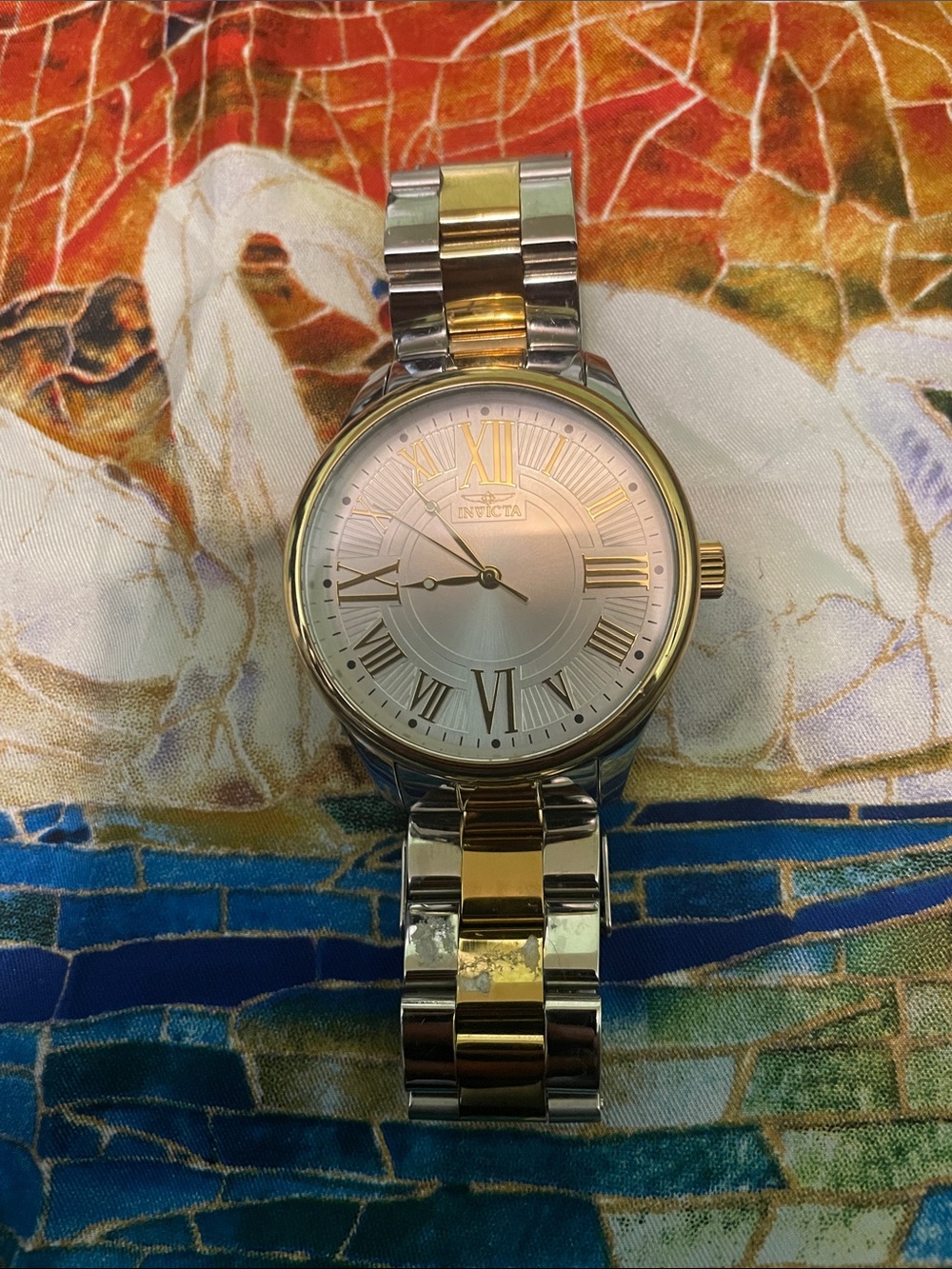 Invicta Women’s Two-Tone Stainless Steel Watch — Gold & Silver Accents